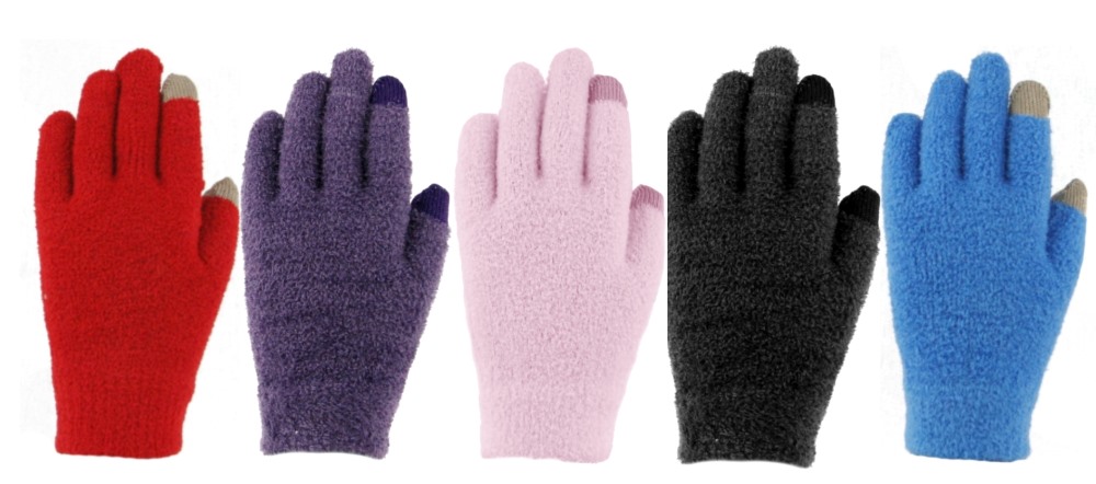 Ladies Eyelash Touchscreen Glove