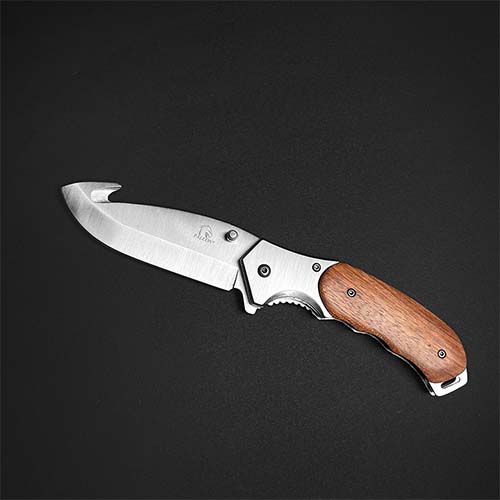 Falcon Wood Spring Assisted Knife