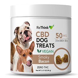 Vegan CBD Dog Treats Bacon Flavor