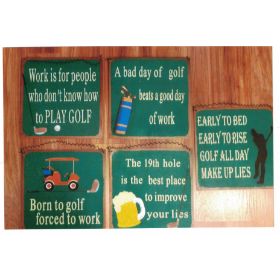 Humorous Golfer's metal jokes