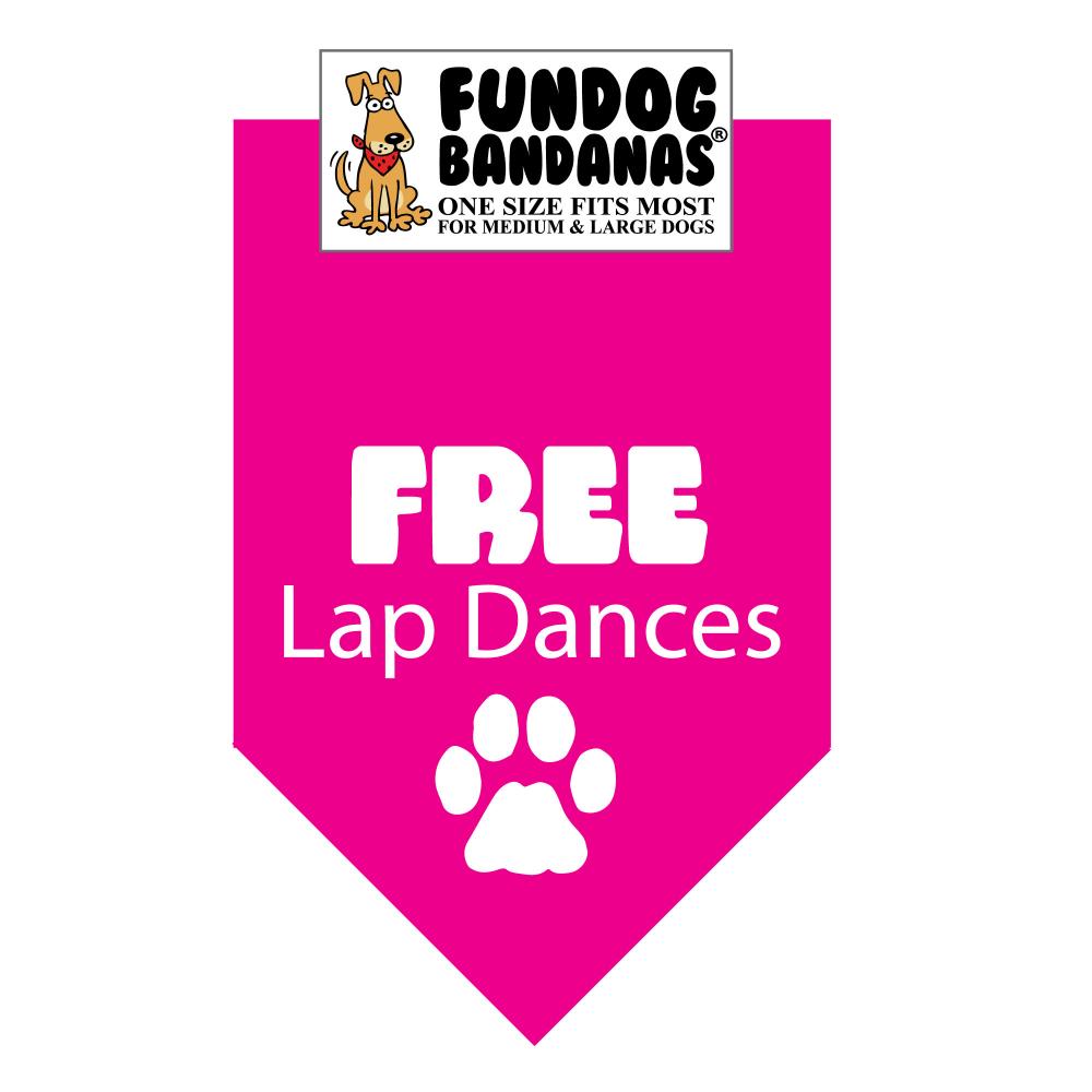 Free Lap Dances Dog Bandana