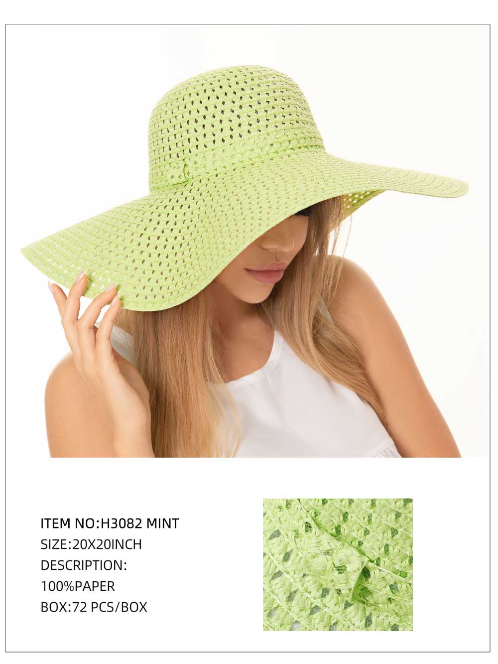 Wide Brim Sun Hat