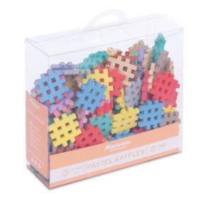 Mini Waffle Pastel - 140pcs