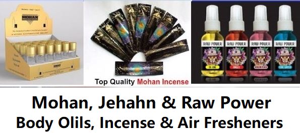 Incense, Body Oil & Air Fresheners