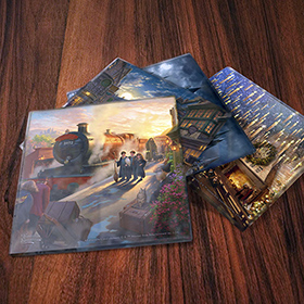 Harry Potter Glass Coaster Set