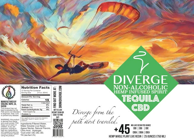 Diverge NA CBD Tequila Flavored