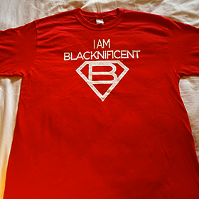 I Am Blacknificent Red T-Shirt