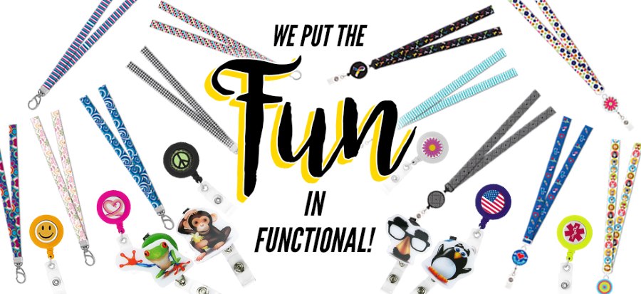 Fun Lanyards & Badge Reels