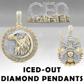 Iced Out Diamond Chains & Pendants