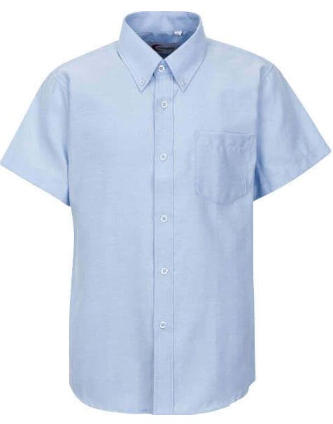 Youth Short Sleeve Oxford Shirt
