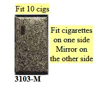 Metal Cigarette Case with MIRROR