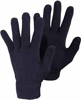 Winter Plain Black GLOVES