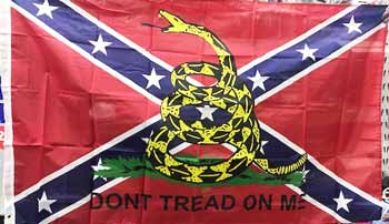 REBEL 3 x 5 Don't Tread on Me Flag