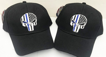 Blue Line Punisher BASEBALL CAPs