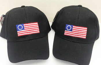 Betsy Ross Flag BASEBALL Caps