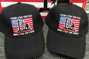 Stand for the FLAG Baseball Caps
