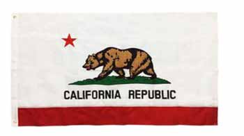 State of California 3 x 5 FLAG