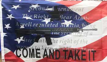 2nd Amendment 3 x 5 FLAGS, Come Take it