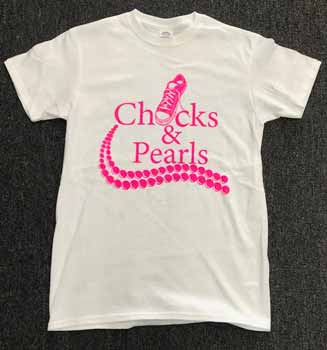 Chucks and Pearls Adult Shirts