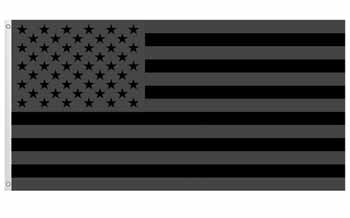 Black American  3 x 5 FLAGs