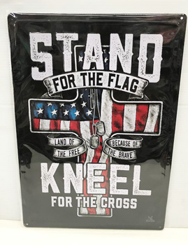 Stand for the FLAG Metal Sign
