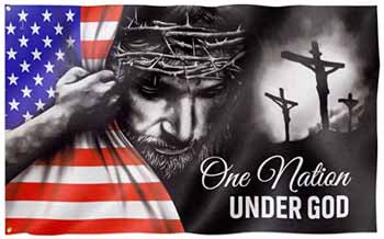 One Nation Under God 3 x 5 FLAGS