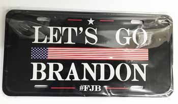Lets Go Brandon Lic PLATE