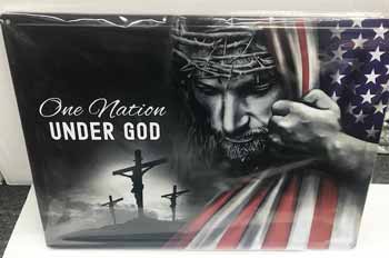 One Nation Under God Metal SIGN