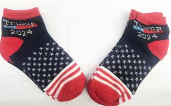 Trump 2024 Ankle SOCKS, Size 9-11