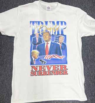 TRUMP Mugshot SHIRTS (White)