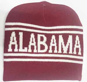 Alabama Short Beanies, Alabama Winter CAPS