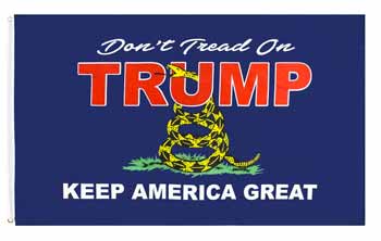 Don't Tread on Trump 3 x 5 FLAGs
