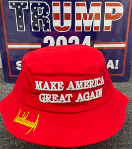 Trump Red MAGA Bucket HATS