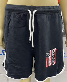 2nd Amendment Black Athletics Unisex Interlock Shorts