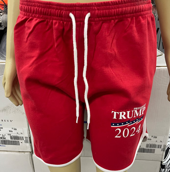 Trump 2024 Red Athletics Unisex Interlock Shorts