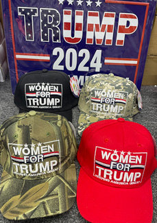 Women for Trump BASEBALL Caps