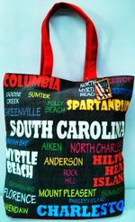 South Carolina All Over TOTE BAG