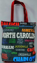 North Carolina All Over TOTE BAG