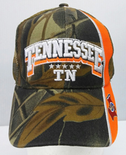 Tennessee Camo Baseball CAPS