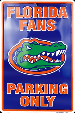 Florida Gators Metal Parking SIGN