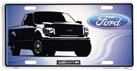 Ford F-150 Embosed LICENSE PLATE