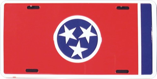 Tennessee State FLAG License Plate