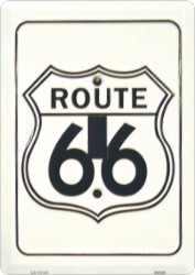 ROUTE 66 Single Light Switch Plate Cover