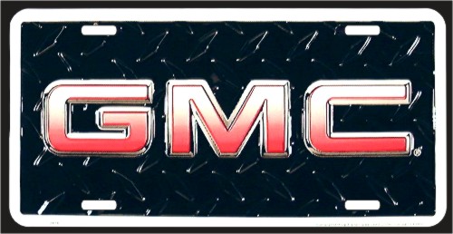 GMC Diamond Embossed LICENSED Plate