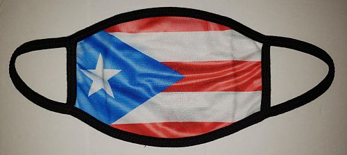 PUERTO RICO ''FLAG'' FACE MASK