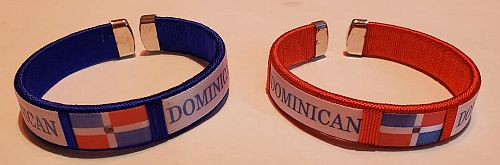 DOMINICAN REPUBLIC FLAG BANGLE