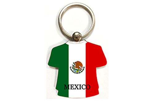 MEXICO FLAG ''T-SHIRT'' KEYCHAIN