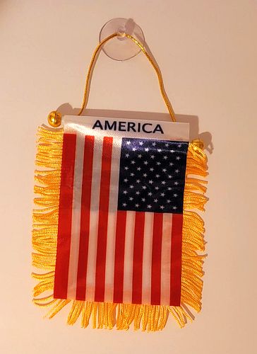 USA FLAG MINI BANNER