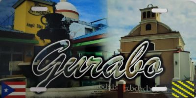 PUERTO RICO ''GURABO'' FULL COLOR CAR LICENSE PLATE