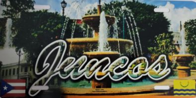 PUERTO RICO ''JUNCOS'' FULL COLOR CAR LICENSE PLATE